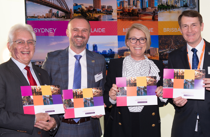 australian-cities-places-for-people Lunch of the brochure: Australian Cities - Places for People.