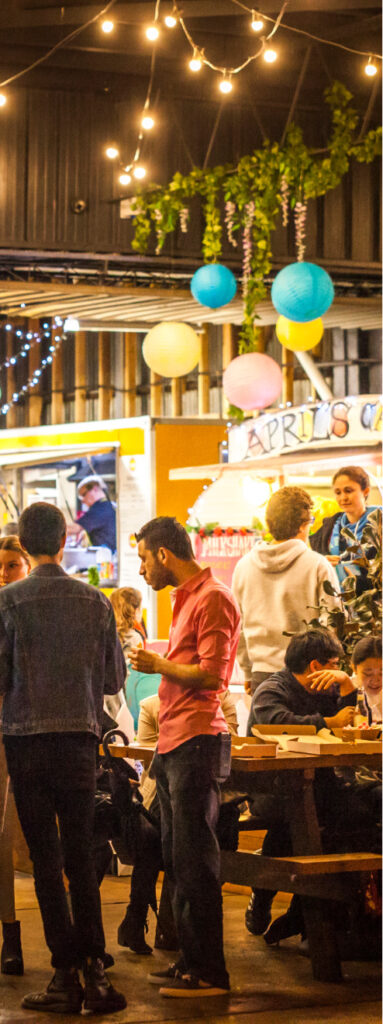 Night markets in Canberra.